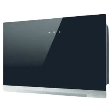 Campana - ELICA - Aplomb - BL/A/60 - 58,8 x 65,5-99 x 25 cm - Vidrio negro / Gris antracita (1/5)