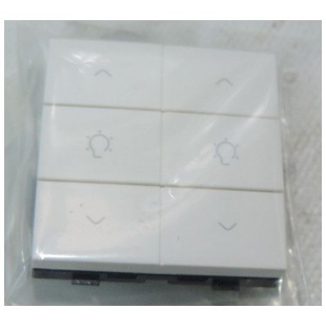 Commande de variateur 6 touches blanche série Home Control NIKO 101-51046