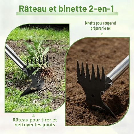 Weeder Weeder Garden Tool Kit with Gloves for Yard Lawn Patio Garden (1/4)