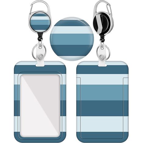 bleu Cercle En Alliage De Zinc Goutte - - Goutte Color Stripe Os Texte Flamme Badge Clip Facile Tirer Carte De Document Imprim (1/5)