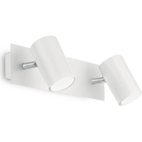 LAMPADA DA PARETE SPOT AP2 BIANCO (1/2)