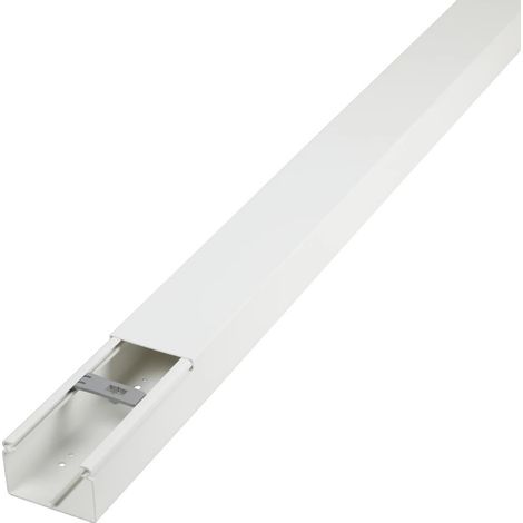 Goulotte électrique 60 x 88 x 2000 mm avec perforation du fond et couvercle