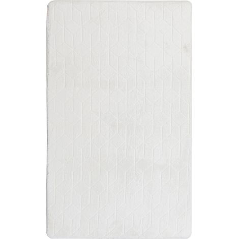 Tappeto in peluche 3D STRADO Coniglio, morbido come un coniglio, antiscivolo, 80x150 cm, bianco.