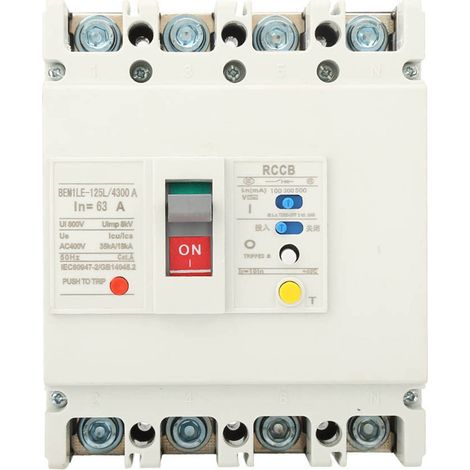Fehlerstromschutzschalter (RCCB) 3P+N 63A 800V (1/5)