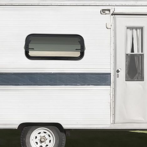 Fenêtre escamotable pour camping-car, fenêtre de caravane de 700x300mm, fenêtre latérale pour camping-car avec vitre, pour caravane et camping-car fourgon Van