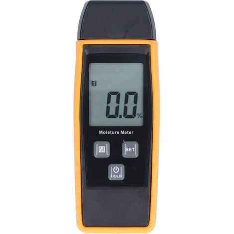 Humidimètre Pour Bois De Haute Précision Détecteur D'humidité Numérique Portable De Haute Précision Facile à Lire Pour la Construction De Bâtiments En Bois,Humidimètre Pour Bois, (1/4)