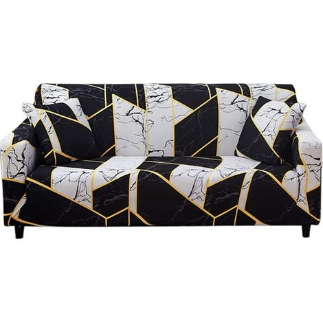Kaelt - Housse Canape 2 Places avec Accoudoirs Housse de Canapé Extensible Housse de Fauteuil Couvre Canapé Elastique Housse pour Canape Protege de Meubles Universelle (1/5)