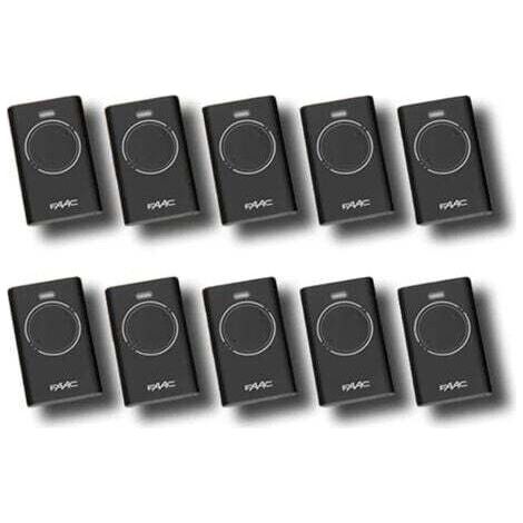 faac 10 x télécommande 2 canaux xt2 868 slh lr 7870091 (1/3)