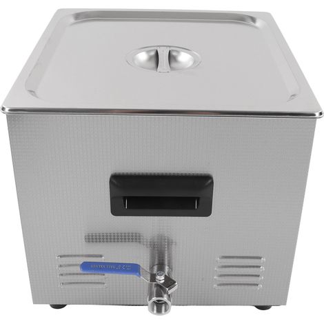 Nettoyeur Ultrasonique 15L Acier Inoxydable Machine Lavage pour Laboratoire, Montres, Équipement Dentaire, Prise UE AC220V (1/5)