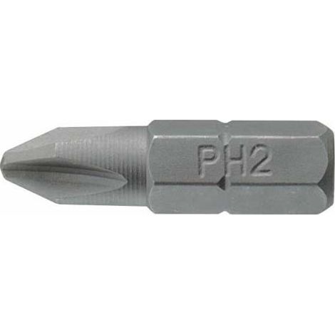 Brocas PH de 1/4" y 25 mm 3 unidades                 Tamaño PH01 Vaso 1/4 hex