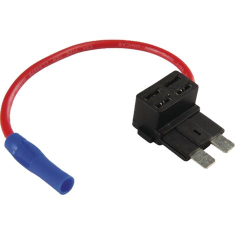 Supporto di sicurezza per fusibili piatti 32V 15A L=120mm