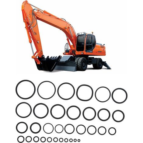 Satz mit 376 Gummidichtungen für die Klimaanlage eines Daewoo DH EC R Hydraulikbaggers (Referenz: LR-RR059) (1/5)