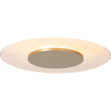 Steinhauer - deckenleuchte - Lido - gold - metall - Ø 36cm - LED