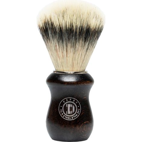 Depot, Accessories No. 731 Luxury, Wooden, Face Shaving Brush, Brown