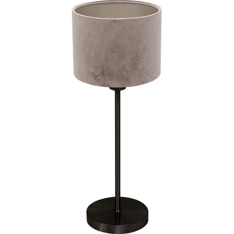 Mexlite - lámpara de mesa - Noor - plateado negro - metal textil