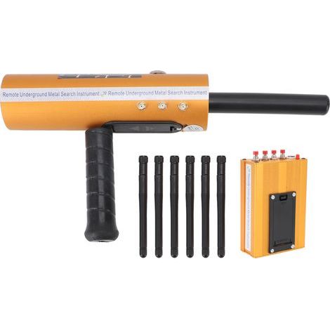 Metal detector sotterraneo con bussola, portata di 1200 m, rilevatore di tesori portatile sensibile fino a 30 m di profondità, per rame, oro e argento (1/5)