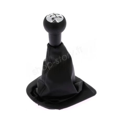 Pommeau de levier de vitesse chromé 5 vitesses pour Peugeot 307 et 308 - Kit complet (1/5)
