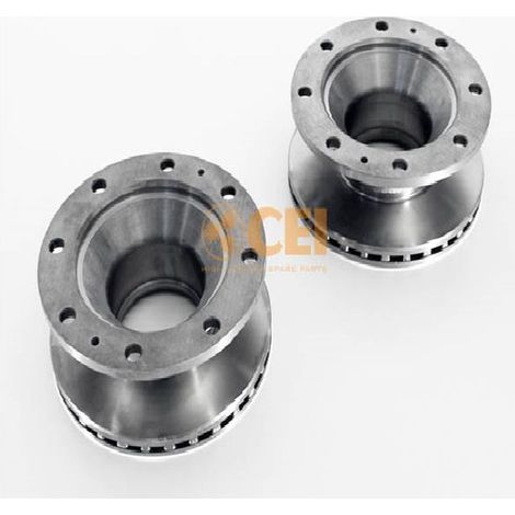 Disque de frein Iveco (Ensemble de 2 pièces)  13162033, 1906466, 2997450, 42549008, 7182199, 7183632, 93127400