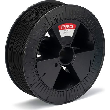 Filament pour imprimante 3D RS PRO, PLA mat, Ø 1.75mm, Noir mat, 2.3kg, FDM ( Prix pour 1 )