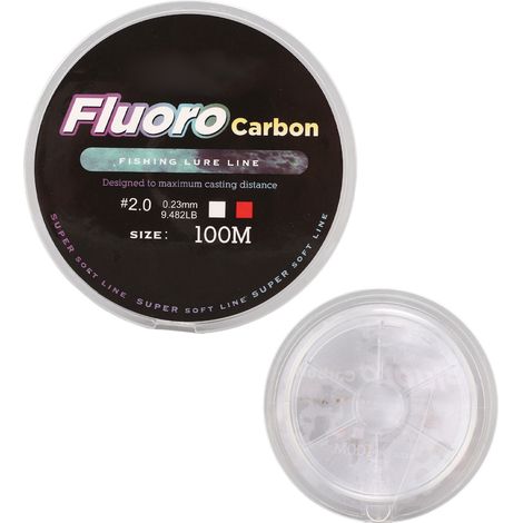 Extrem robuste, 100 m lange, geflochtene Karpfenschnur aus Nylon, verschleißfest, Größe 2.0 (1/5)