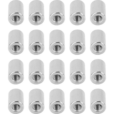 Kit d'écrous de raccordement cylindriques à filetage interne M61.0-12-L17mm (20 pièces) (1/5)