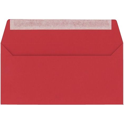 Enveloppe Pollen Clairefontaine groseille 110 x 220 - Boîte de 200