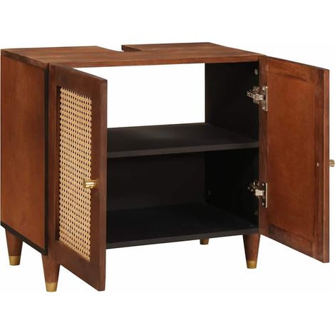 Meubles de Rangement,Armoire d'évier Marron 62 x 33 x 58 cm Bois d'ingénierie CFW954454 (1/5)