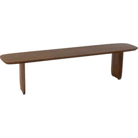 Banc bois d'acacia marron élégant pour salon ou entrée - Bois d'acacia marron naturel (1/5)