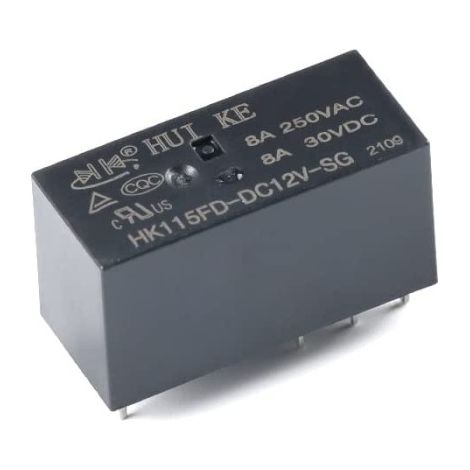 Relè per PCB 12VDC 8A/250VAC