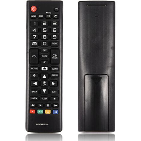 Schwarze Universalfernbedienung, kompatibel mit LG AKB74915304 und ähnlichen Modellen (1/5)