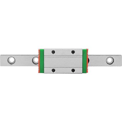 Rail de guidage linéaire miniature MGN9H de 100 mm, bloc coulissant de 9 mm de largeur