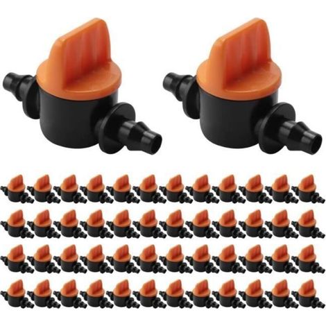Irrigation System Adapter - Agriculture - 50 Pieces - 1/4 Inch - Technical Plastic - Durable