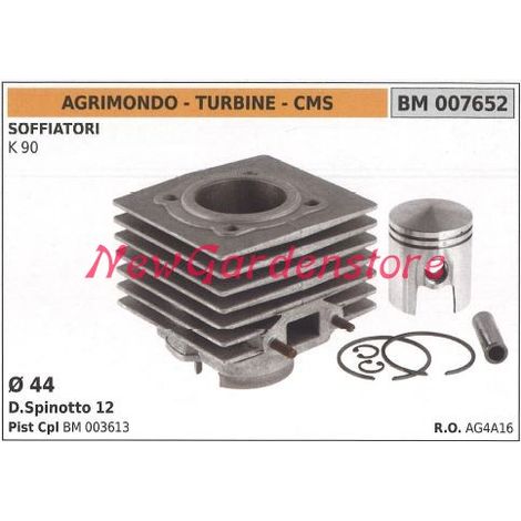 Cilindro pistone segmenti AGRIMONDO motore soffiatore K 90 007652