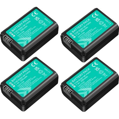 Batteriepack, Dual-Ladegerät, LCD-Display, 4 Stück Batterie (1/2)