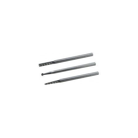 MAXICRAFT 4 fraises HSS cylindriques 1,4 à 5,0 mm (1/2)