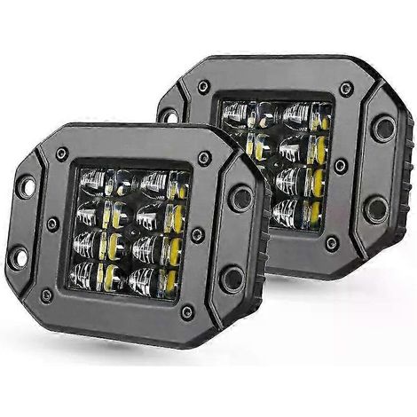 x 5 projecteurs LED encastrés 12 V/24 V 40 W à faisceau concentré pour voiture, camion, quad, Jeep (1/5)