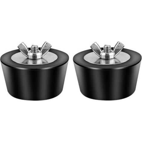 Swimming Pool Winter Plug, 2 Pieces Rubber Winter Plugs Conical Winterizing Plug Anti-Corrosion, Durable Pool Return Plug for Swimming Pools (51MM) (1/5)