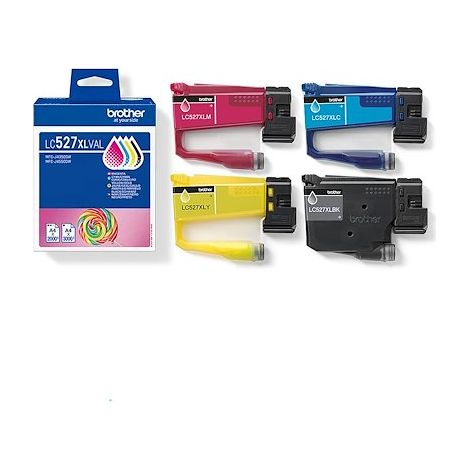 Brother LC527XLVAL Cartouche d'encre d'origine, pack économique