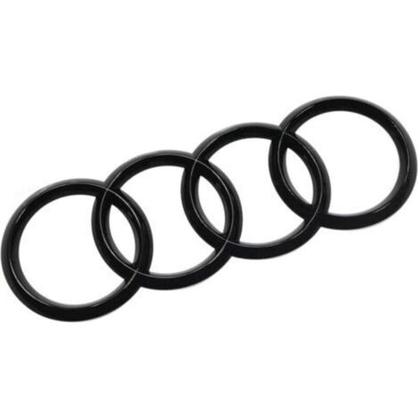 Audi 8W9071802 Anelli Black Edition Emblema Logo Blackline Nero (1/2)