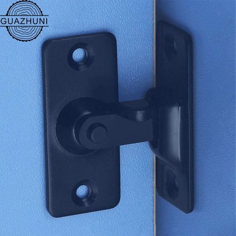 Verrou Coulissant 90 Degres - Serrure Porte Coulissante Angle Droit - Fermeture Porte Coulissante - Verrou À Basculant - 1 Piece (1/5)