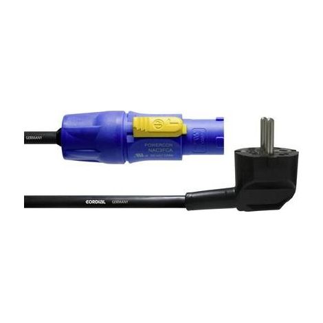 Cordial CFCA 1,5 SRC Alimentazione Cavo [1x Spina schuko - 1x Spina PowerCon] 1.50 m Blu (1/2)