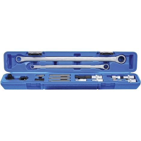 Jeu d Outils pour Poulie Roue Libre d Alternateur 14 pcs - Acier Résistant - Entretien et Réparation Faciles - D-Work