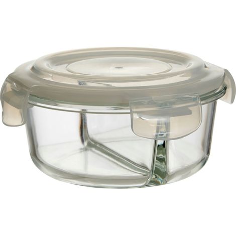 Interiors by Premier Durable 620 Ml Glass Container, Borosilicate Glass Food Organizer, Airtight Storage Container For Kitchen (1/5)