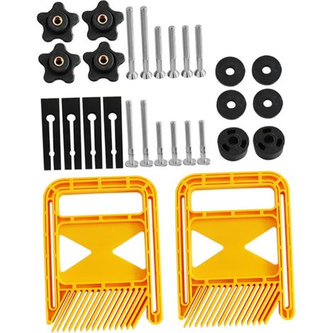 Kit de Planches DIY Longues pour Table de Travail du Bois 1 Set Plastique Technique Jaune, Usage Bricolage et Atelier, Conception Stable et Pratique (1/5)