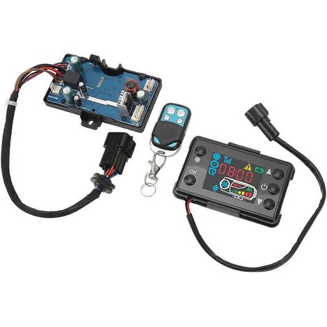LCD-Monitor-Schalter, Auto-Klima-Standheizungsschalter, Fernbedienung, Heizungsgeräte-Controller-Set für