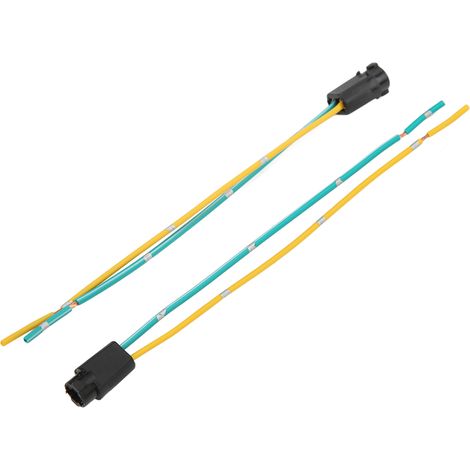 Lot de 2 douilles pour ampoules LED T5 12 V résistantes à la chaleur avec fil, pour équipements industriels, automobiles et vélos. (1/5)