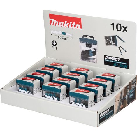 MAKITA E-12407-12 Torsions-Bits schwarz PH2-50