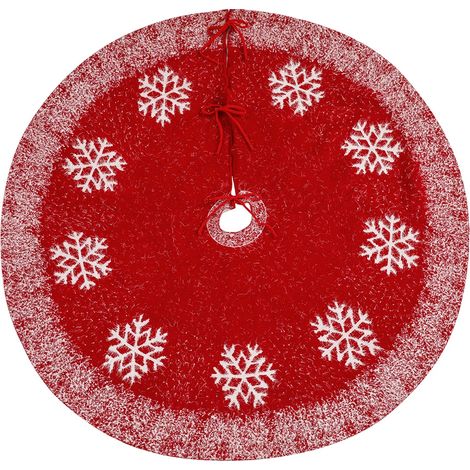 Tapis de sapin de Noël tricoté, tapis de sapin de Noël tricoté, tablier, Noël (1/5)