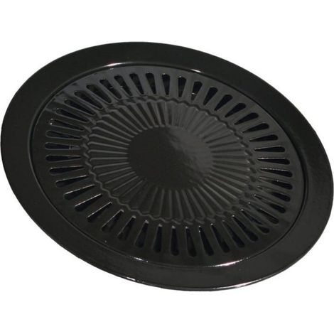 Accessoire pour réchaud à gaz portable 32 cm - Plaque de grill pour réchaud à gaz (1/2)