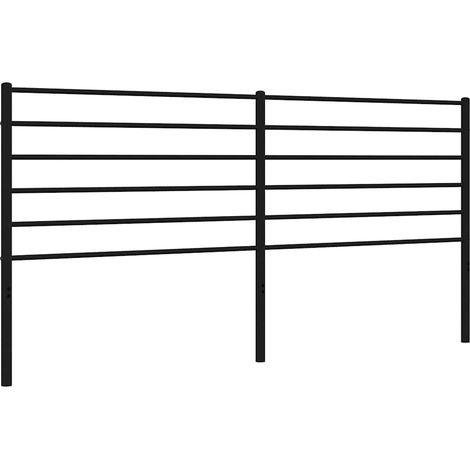 Maison Exclusive - Testiera di Ricambio in Metallo Nero 193 cm